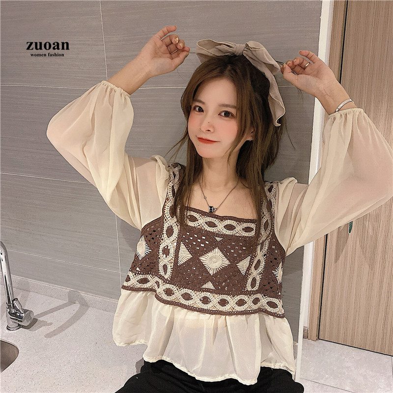 Áo Sơ Mi Voan Tay Dài Thời Trang Dành Cho Nữ | BigBuy360 - bigbuy360.vn