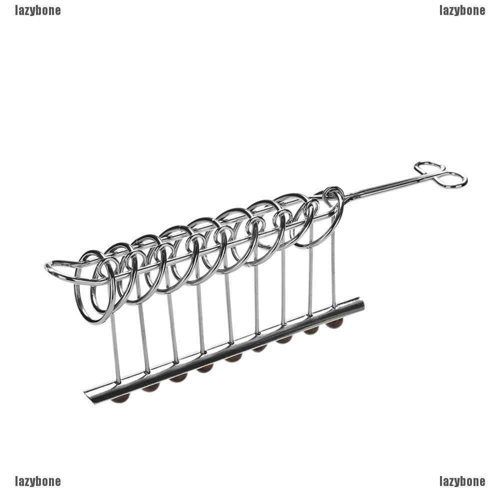 1 đồ chơi giải đố 9 vòng dây kim loại phát triển trí thông minh dành cho người lớn và trẻ em