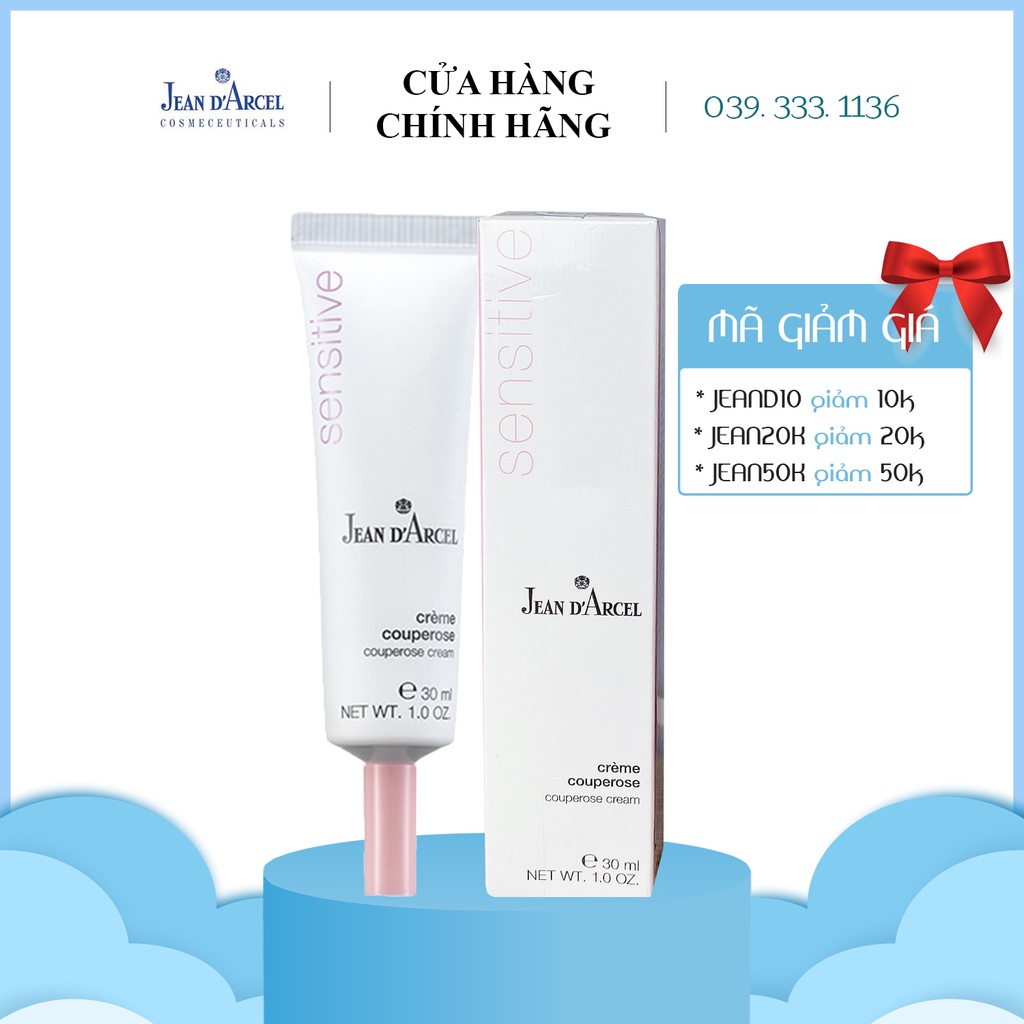 [CHÍNH HÃNG] Kem dưỡng giúp giảm giãn tĩnh mạch Jean D'arcel_ Jean Darcel Couperose Cream 30ML