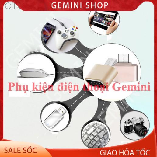 Cáp OTG kết nối, mở rộng bộ nhớ điện thoại với USB...