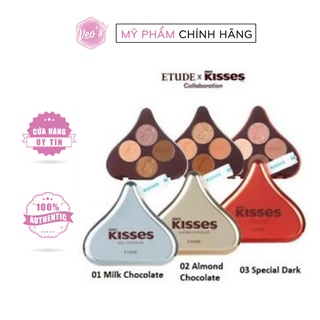 [Etude House x Hershey's Kisses] Bảng phấn mắt Etude House Play Color Eyes Hershey’s Kisses Brush Kit