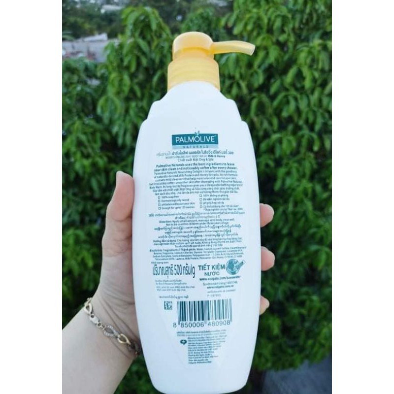 Sữa tắm Palmolive Naturals chiết xuất 100% thiên nhiên 500g