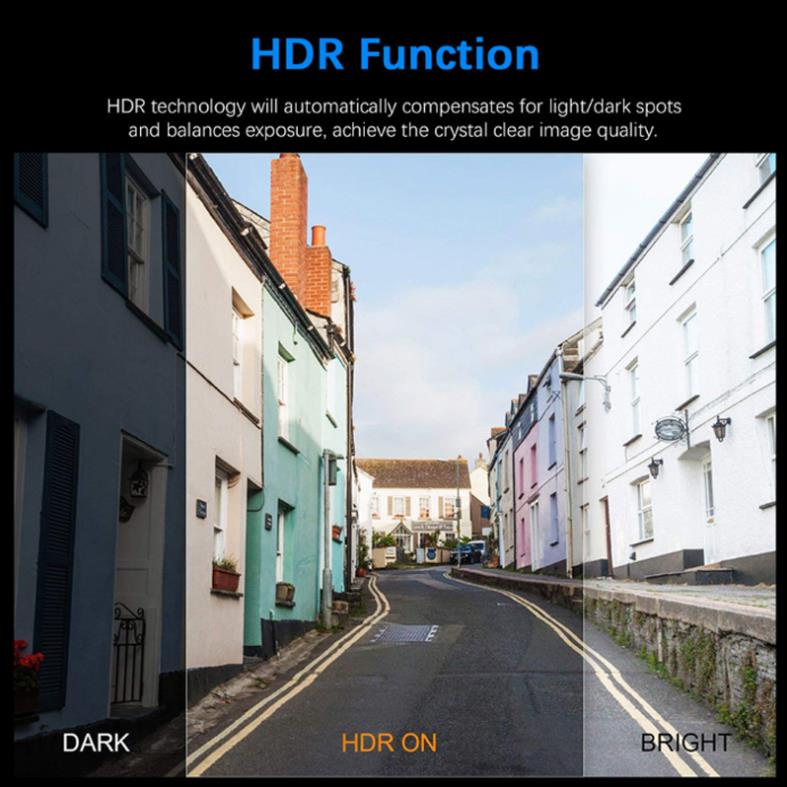ONTEKCO A68 Camera ống kính kép DVR WDR Full HD 1080P màn hình 3.0 inch cảm biến G tầm nhìn ban đêm rõ ràng cho xe ô tô