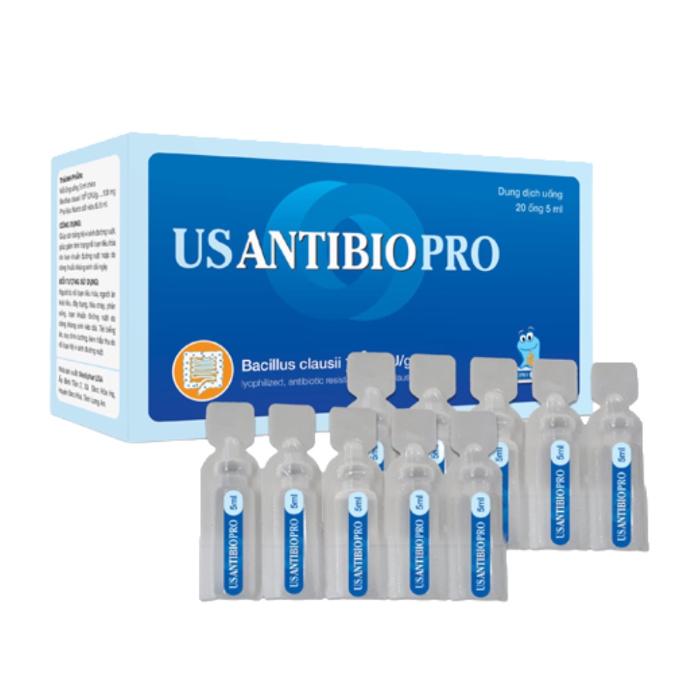 Men vi sinh Usantibiopro – Hỗ trợ giảm rối loạn tiêu hóa, ổn định đường ruột, tăng cường hấp thu dinh dưỡng