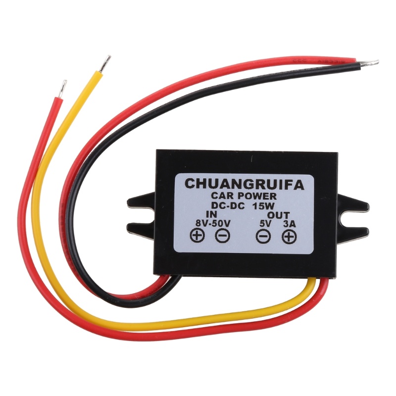 Mô Đun Hạ Áp zzz 12V 24V Sang 5V3A 15W Chuyên Dụng Cho Xe Hơi