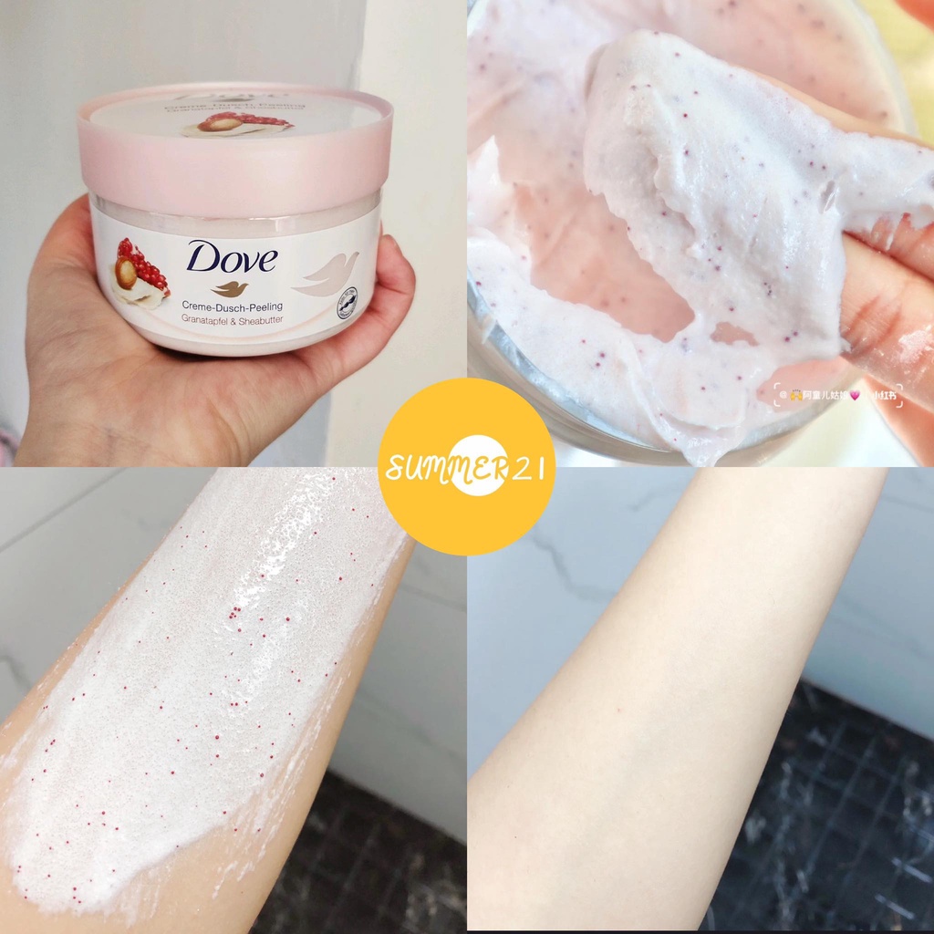 Kem Tắm Tẩy Da Chết Dove