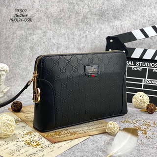 Clutch - Ví cầm tay nam nữ khóa số cao cấp Da bê  GC VKS02