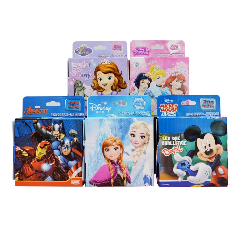 Set 200 Miếng Dán Trang Trí Hình Công Chúa Elsa Và Anna Trong Phim Hoạt Hình Frozen