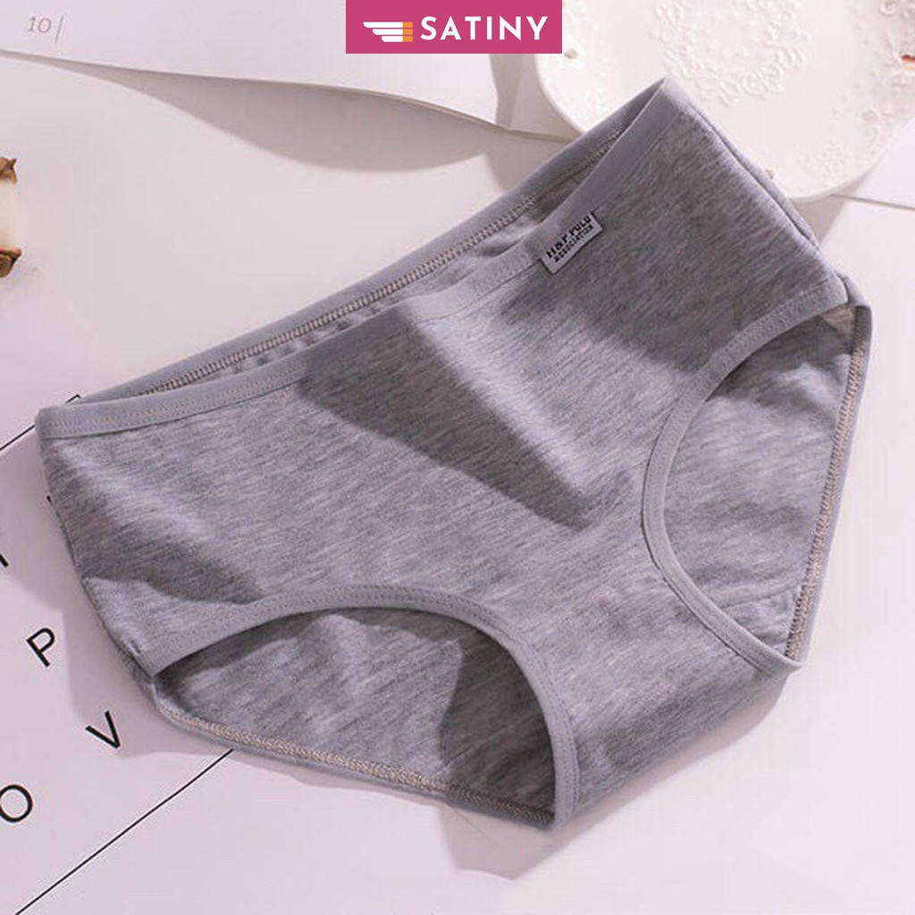 Quần lót nữ cotton kháng khuẩn cao cấp, Quần lót nữ trơn Pulo siêu thấm hút mồ hôi Xuất Mỹ QL10