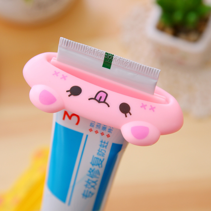 Dụng cụ bóp kem đánh răng hình hoạt hình dễ thương