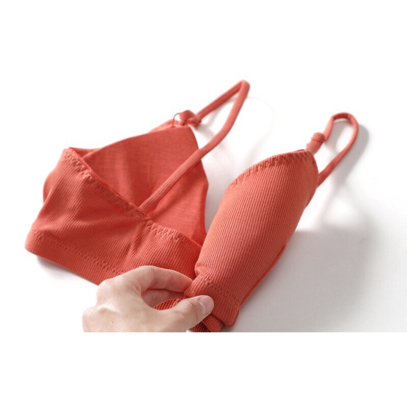Áo Bra 901 Bralette Cotton Gân Mẫu Mới Nhất 2021