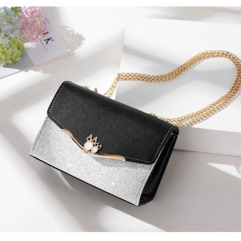 Túi Đeo Chéo Đính Kim Sa Lấp Lánh Thời Trang Cho Nữ | BigBuy360 - bigbuy360.vn