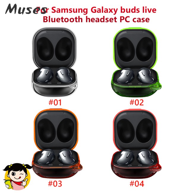 Vỏ Bảo Vệ Hộp Sạc Tai Nghe Samsung Galaxy Buds Live Bằng Pc Trong Suốt | BigBuy360 - bigbuy360.vn