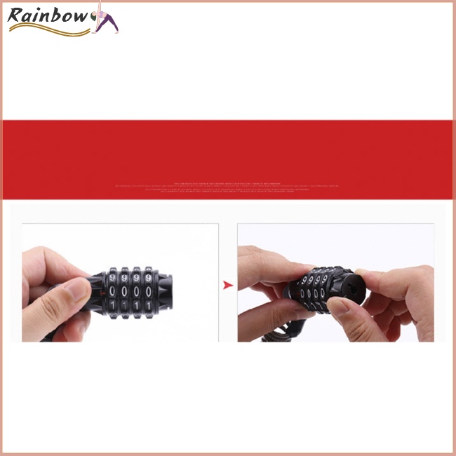 Khóa Mật Khẩu 4 Số Chống Trộm Đa Năng An Toàn Dành Cho Xe Máy / Xe Đạp