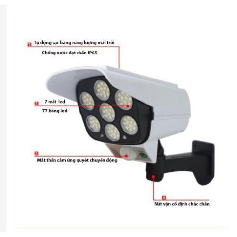 Đèn COB Cảm Biến Di Chuyển Thông Minh - Ngụy Trang Camera Chống Trộm - Sử Dụng Năng Lượng Mặt trời - K1139 💥SIÊU HOT💥