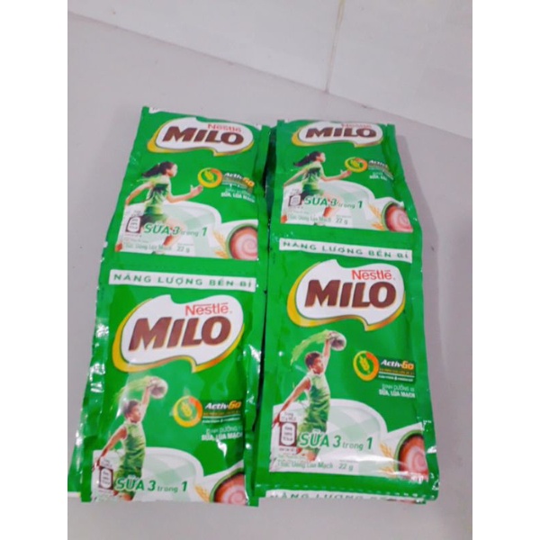 COMBO 5 dây Milo bột - Loại dây 10 gói × 22g