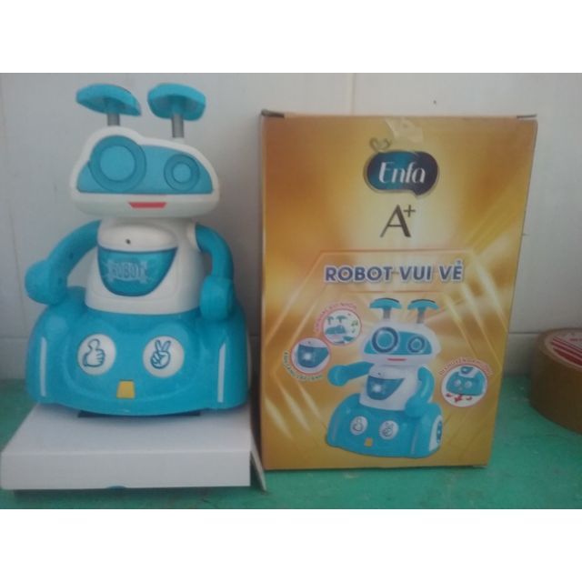 RO BOT VUI VE .hang khuyen mai cua sua enfa.su dung bang fin.robot biet chay co den nhac .xuat xu tr