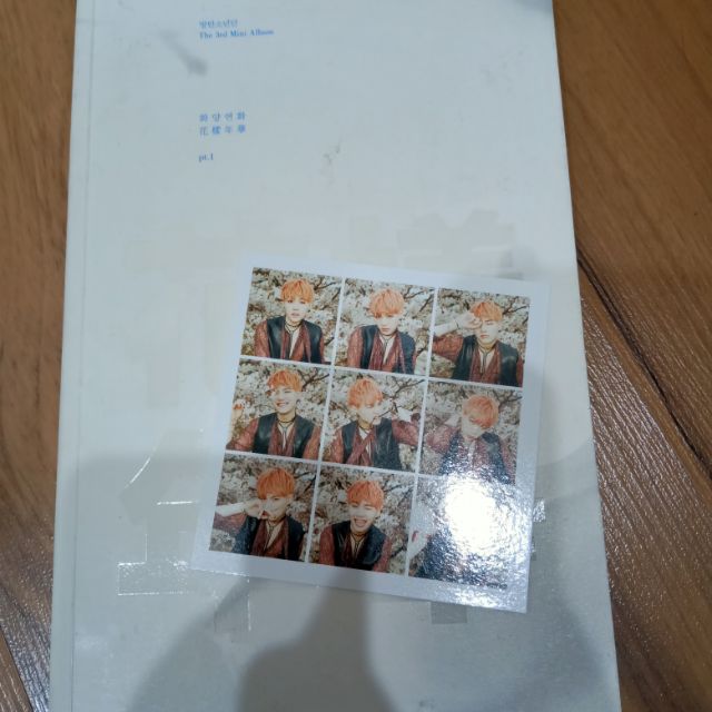 Album HYYH BTS card Suga Yoongi