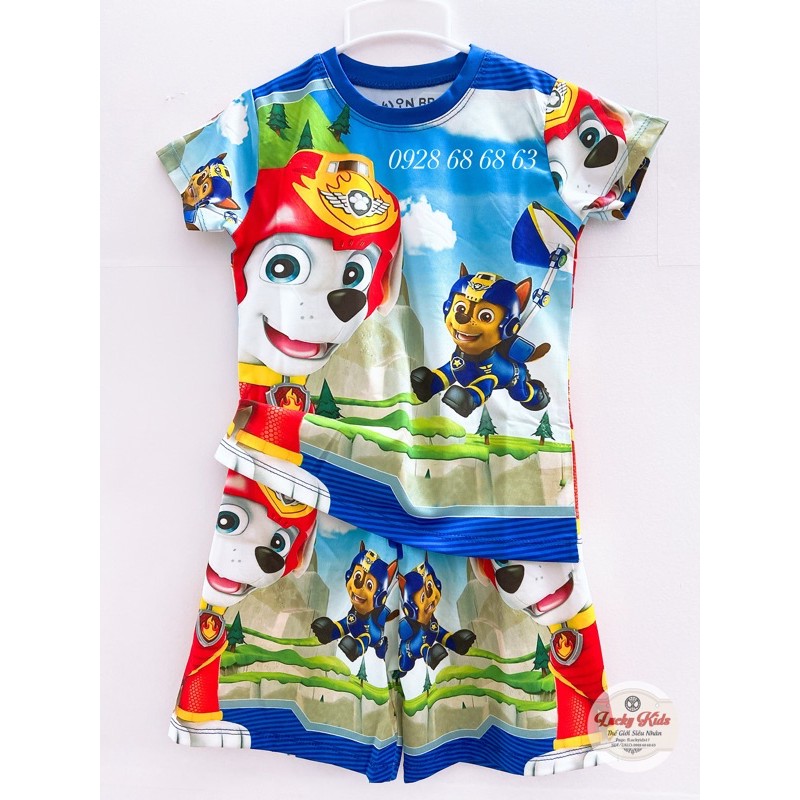 ❤️HÀNG XỊN ❤️ Bộ thun lạnh chó cứu hộ siêu mát