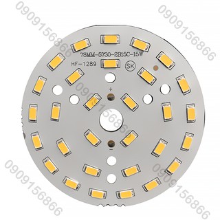 Led vỉ tròn 15w chạy qua chấn lưu