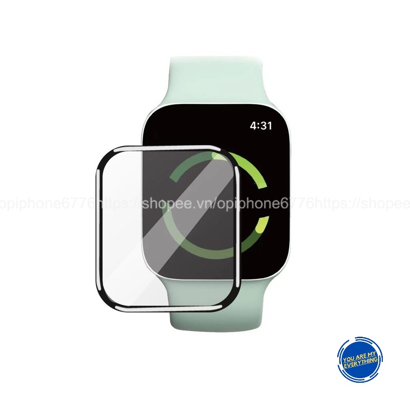 Kính cường lực bảo vệ toàn diện màn hình đồng hồ dành cho Apple watch 38mm 40mm 42mm