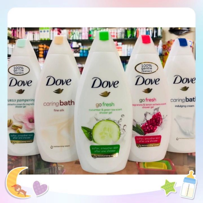 Sữa tắm DOVE 500ml từ Đức NĐC
