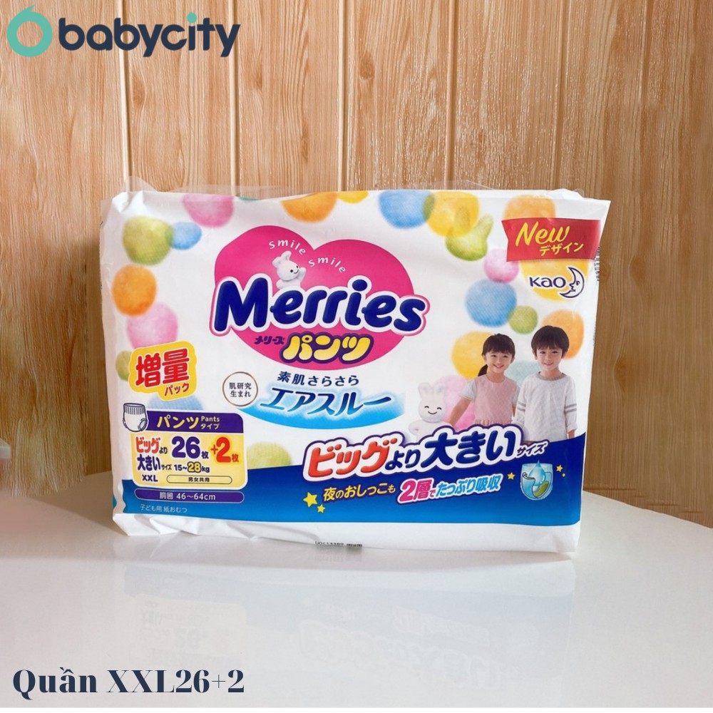 Bỉm Merries Nội Địa Nhật Bỉm ❤️ Dán/ Quần merries Nội Địa cộng miếng NB96/S88/M68/L58/L50/XL44/XXL28