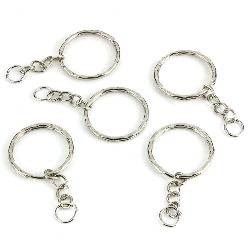 Set 50 Móc Khóa Ngắn 25mm Tự Làm Tiện Dụng