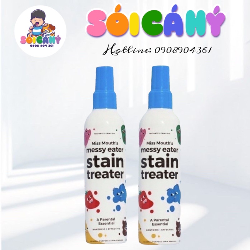 Xịt Tẩy Vết Ố Quần Áo Stain Treater Miss Mouth's chuẩn Mỹ