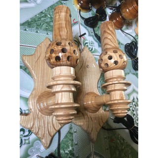ĐÈN THỜ GỖ SỒI TREO TƯỜNG CAO CẤP