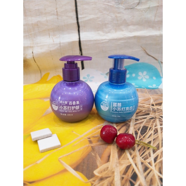 Kem đánh răng backing soda - kem trăng răng - tẩy trắng răng