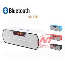 Loa bluetooth WSTER WS-Y69B (Xanh) + Tặng 1 cốc sạc