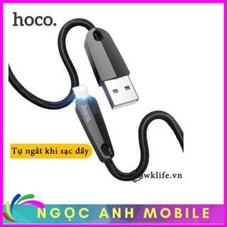 Dây sạc iphone, dây sạc nhanh iphone, ipad ,tự ngắt khi sạc đầy chính hãng hoco u35 ngọc anh mobile