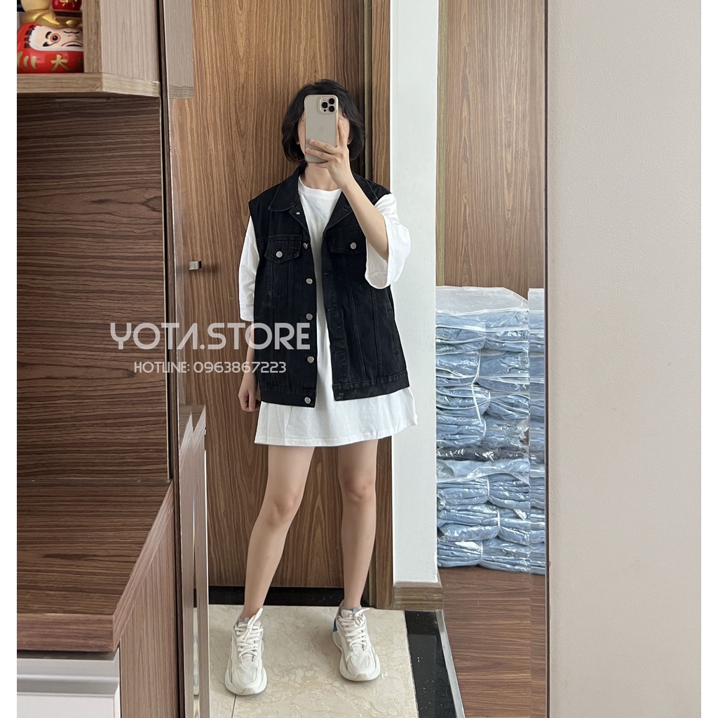 Áo khoác jeans gile - KB24