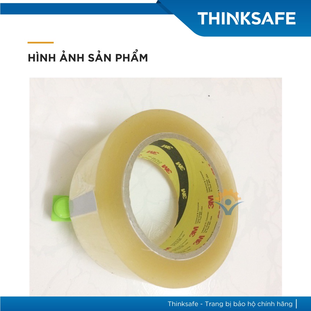 Băng keo 1 mặt 3M 309, dán thùng xốp, carton (48mm x 100m)- Thinksafe