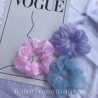 ĐỒ CỘT TÓC SCRUNCHIES VẢI VOAN (P1)