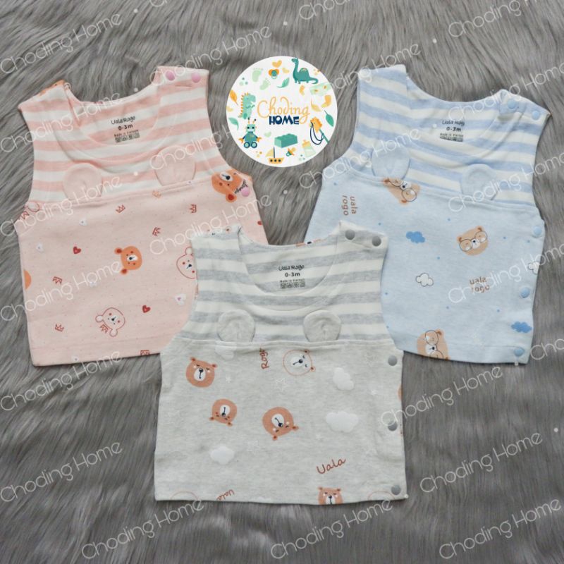 Áo Gile Nỉ Uala 3906 • 0-3M 3-6M 9-12M • Choding Home