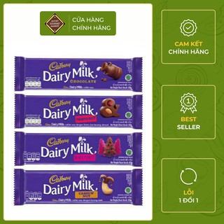 Chocolate Cadbury Dairy Milk thanh 40gr,90gr (5 vị)
