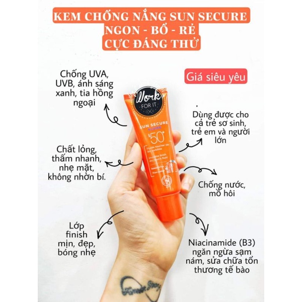 Kem chống nắng Sun Secure Fluide | BigBuy360 - bigbuy360.vn