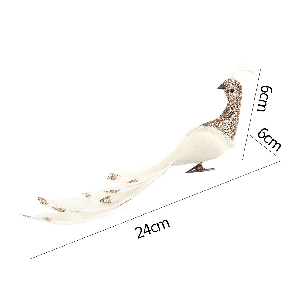 Chim công giả trang trí sân vườn độc đáo