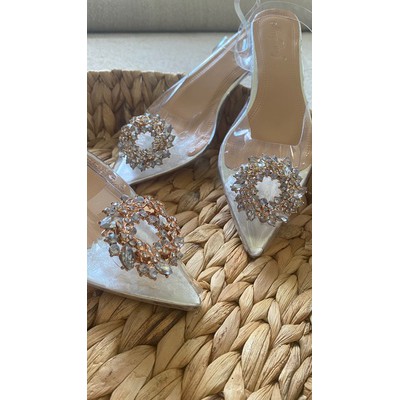 Giày nữ big size 40 - 43 - sandal ngoại cỡ gót vuông có ảnh thật