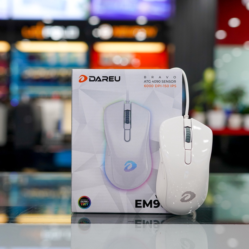 Chuột DareU EM908 ARTIC RGB