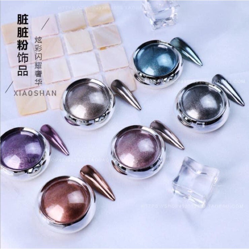 Tráng Gương Nail Sét 6 Hũ [Thanh Vy Nail]