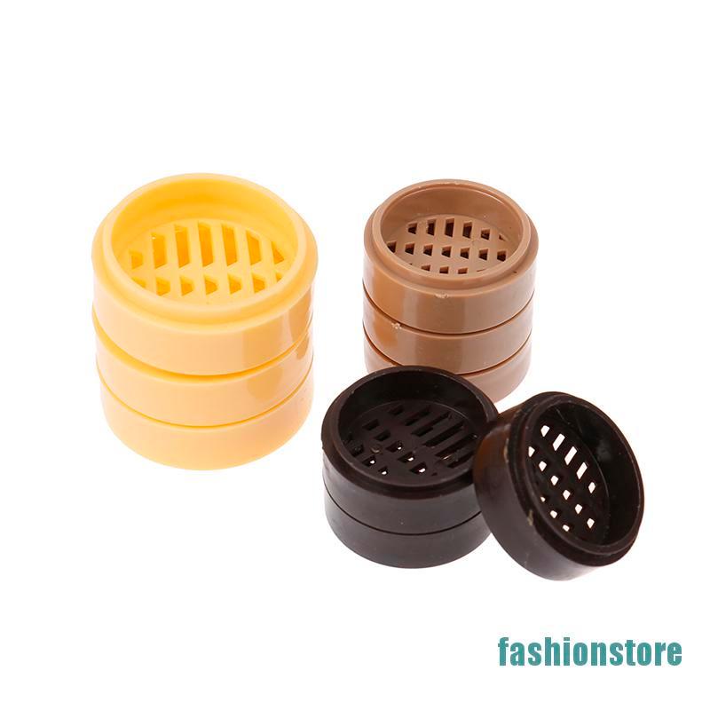 Set 3 Dĩa Thức Ăn Mini Màu Trắng Cho Nhà Búp Bê