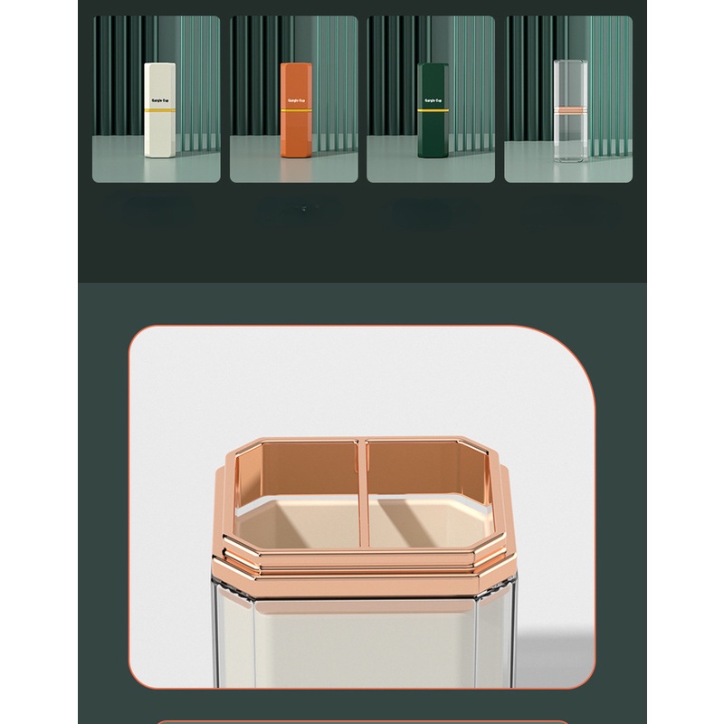 Hộp Đựng Bàn Chải Đánh Răng Hình Trụ Sang Trọng Tiện Lợi Khi Đi Du Lịch