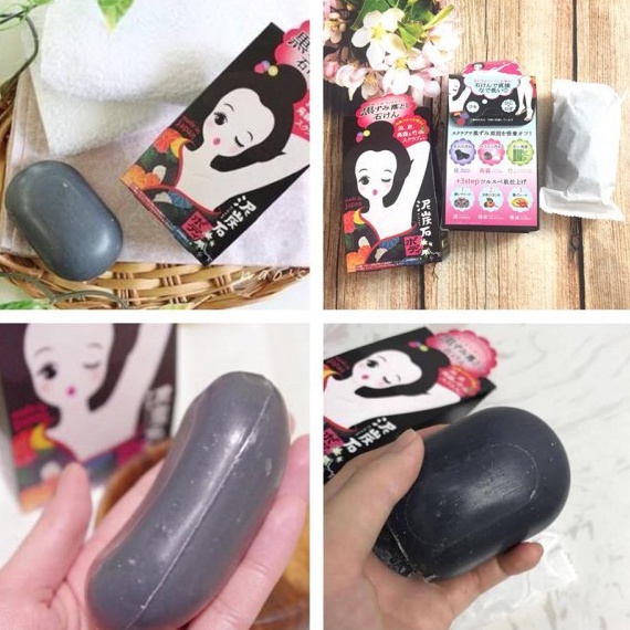 Xà Phòng Cải Thiện Thâm Và Làm Sạch Cơ Thể - Pelican Deitanseki Body Scrub Soap Bar 100g