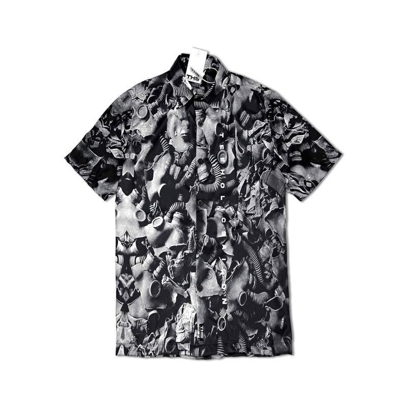 [TeeHolic] Áo Sơ Mi Unisex In Hình Mặt Nạ THS