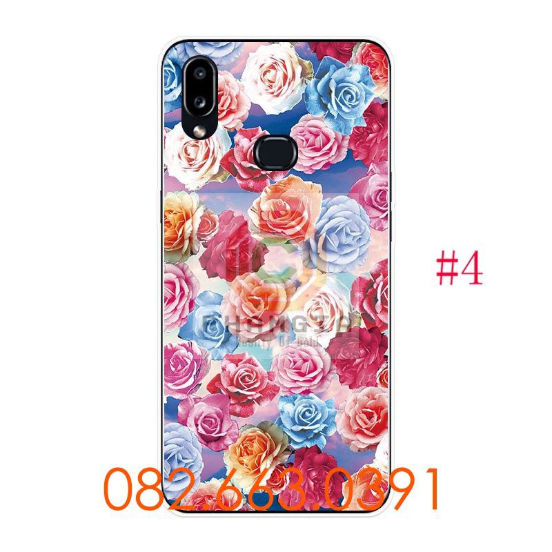 Ốp lưng Samsung A10S dẻo in hình bông hoa