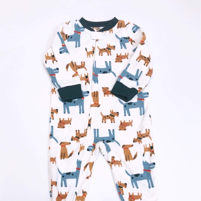 Sleepsuit tay dài có vớ cho bé trai các hãng size 18m