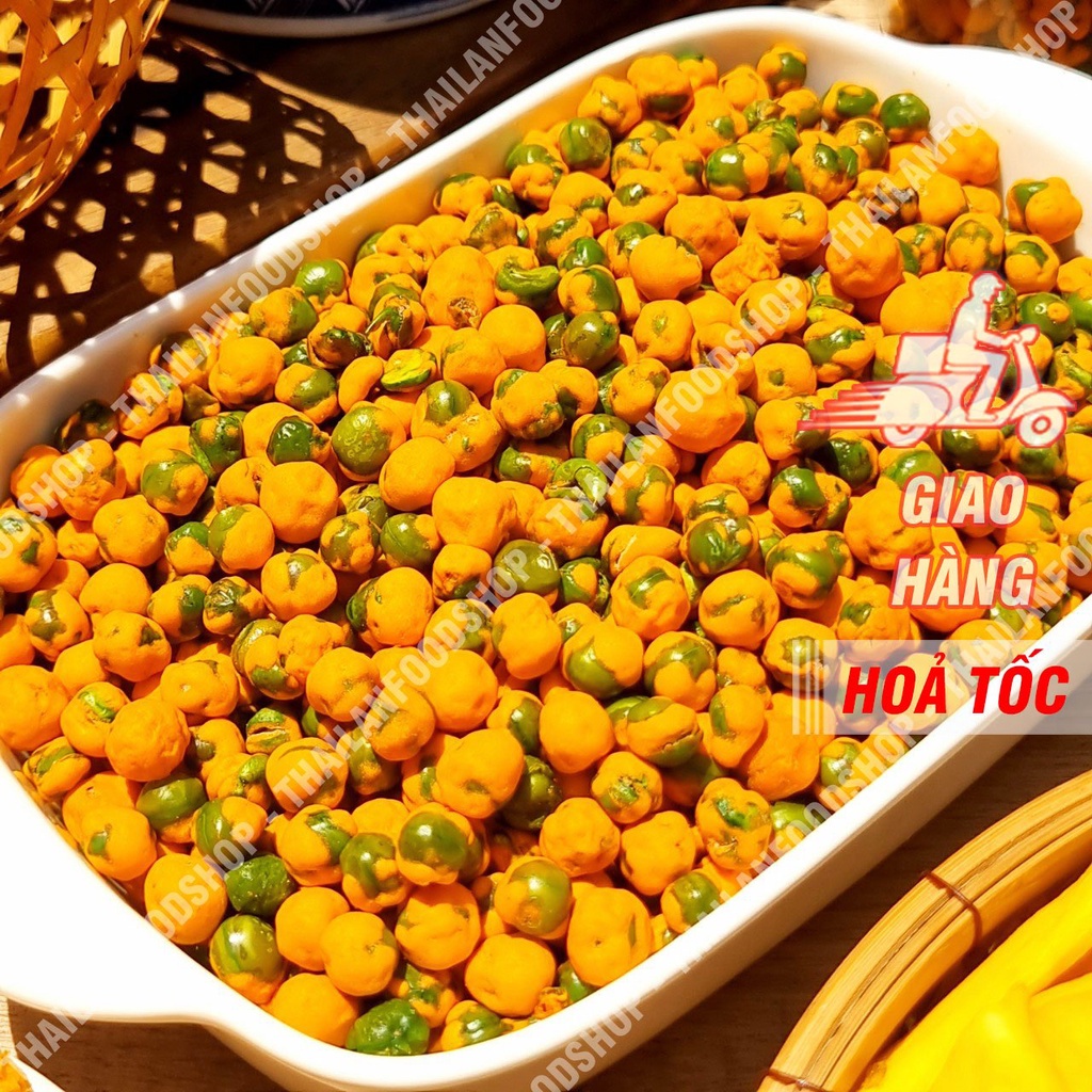 Đậu Hà Lan Mix Vị - Đậu Hà Lan Tỏi Ớt Lon 300Gr - 150Gr